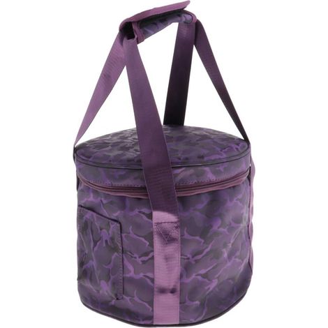 Estuche violeta para cuenco tibetano de cristal, 20 cm (8 pulgadas) (1/5)