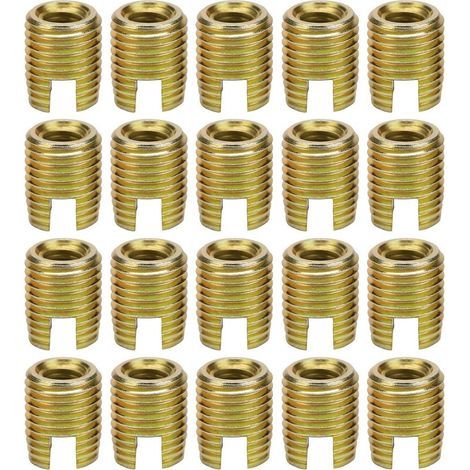 Reparaturset mit selbstschneidenden Schrauben aus Kohlenstoffstahl 302 (20 Stück, M8 x 1,25 mm, M12 x 1,5 mm, 15 mm) (1/5)