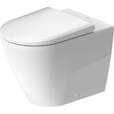Duravit D-Neo - WC à poser, sortie arrière, Rimless, avec WonderGliss, blanc 20030900001