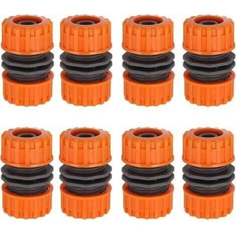 A Lot de 8 Connecteurs Rapides Raccord Connecteurs de Pantalon Double Plug Pour Pantalon de Jardin 1/2" (1/4)