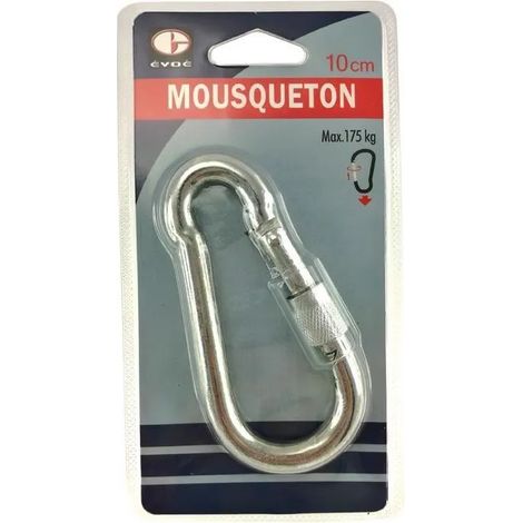 Moschettone in metallo 10 cm - Evoe