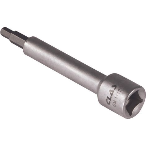 Douille embout hexagonal 6mm l.123mm 1/2"Douille embout héxagonal 6mm L.123mm 1/2" CrV - SA 1170 - CLAS Equipements