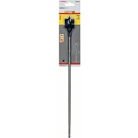 Mèche plate Self Cut Speed Bois avec queue six pans 1/4" Ø 32 mm Longueur 400 mm Accessoire Perceuse à percussion (1/4)