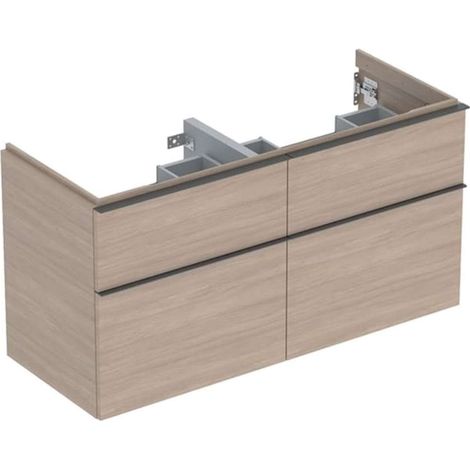 Geberit iCon meuble sous-lavabo double, 4 tiroirs, (1/2)