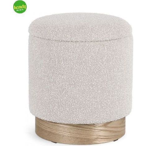Pouf contenitore Zoya Teddy Bizzotto grigio S (1/4)