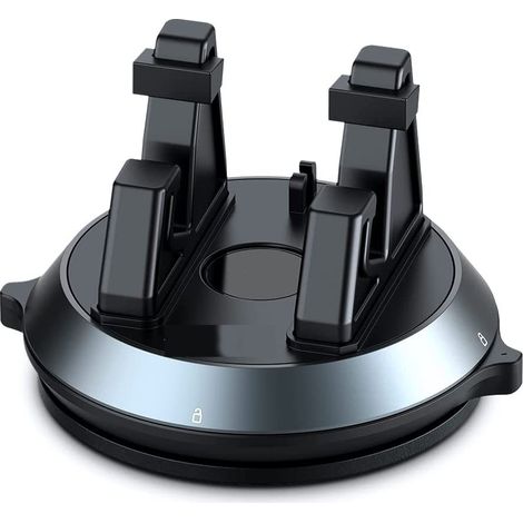 Support de téléphone pour tableau de bord, support de téléphone de voiture, support de téléphone de voiture amovible, support de téléphone de voiture rotatif pour bureau, adapté aux voitures (1/5)