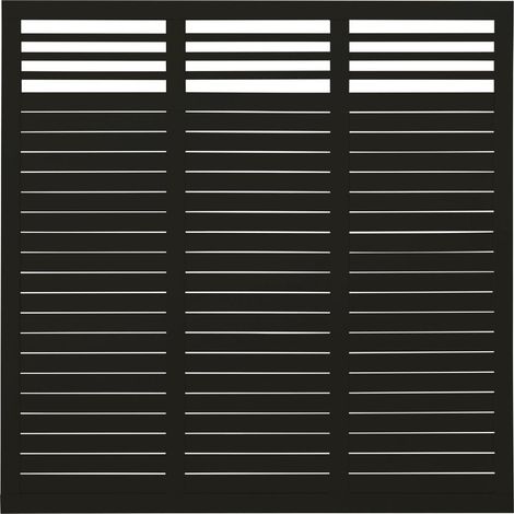 Plus Tor Decora 180 x 180 cm RAL 9005 Schwarz (1/2)