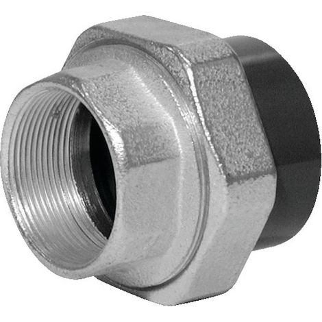 Union PVC pression fer-pvc droit FF 40x49 50 fonte