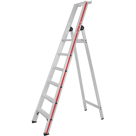 Escabeau 6 marches - Hauteur atteignable 3.40m - 8026/6