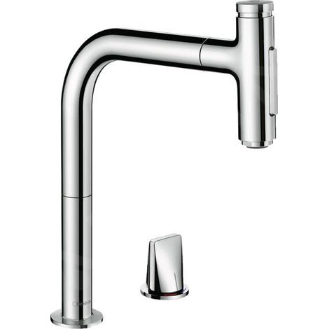 hansgrohe Metris Select M71 Mélangeur de cuisine 2 trous 200, (1/5)