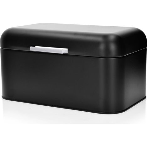 Scatola per il pane Duka dalig 30x18x16 cm in acciaio nero (1/4)