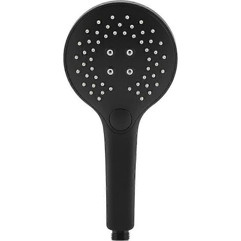 Pommeau de douche à main 3 fonctions, pommeau de douche haute pression avec jet puissant, noir intense (1/5)