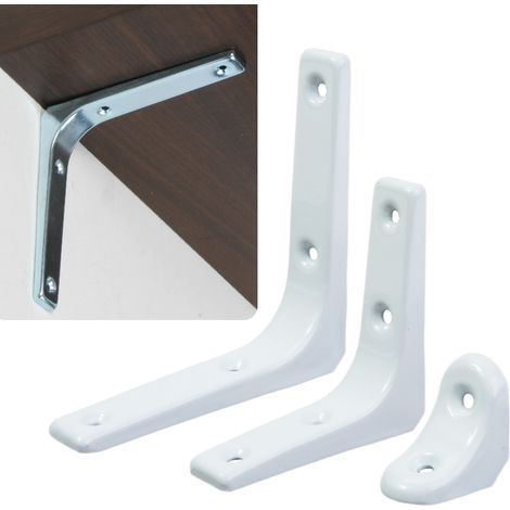 Regalwinkel in weiss 100 x 100 mm