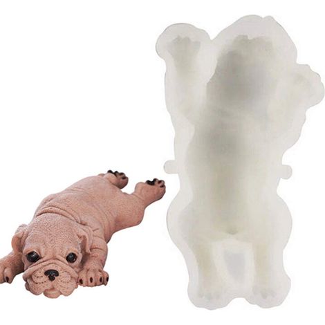 3D-Silikonform für Shar-Pei-Schokolade, Zuckerguss und DIY-Gebäckdekoration (1/5)