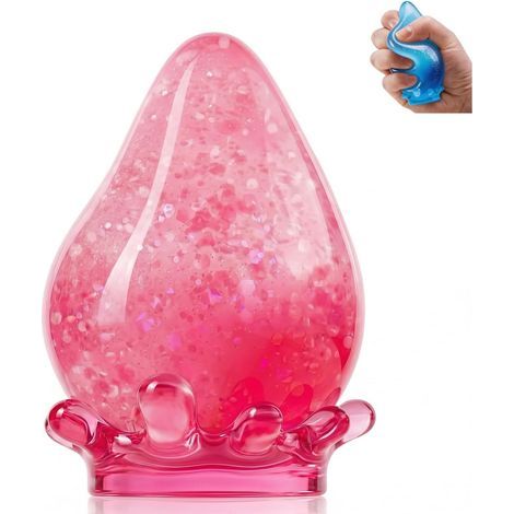 Balle anti-stress douce en forme de goutte d'eau, à presser sans cesse Balle anti-stress douce et moelleuse Dream Squishy Drop, idéale pour la décompression. (1/5)