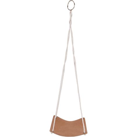 Suspension pour plantes en cuir PU, base carrée, corde coton, pot de fleurs (1/5)