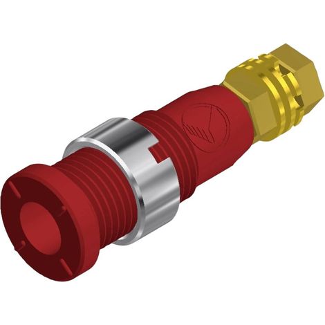 SKS HIRSCHMANN MSEB 2600 G M3 AU PRESA DI SICUREZZA DA LABORATORIO PRESA VERTICALE Ø PERNO: 2 MM ROSSO 1 PZ. (1/2)