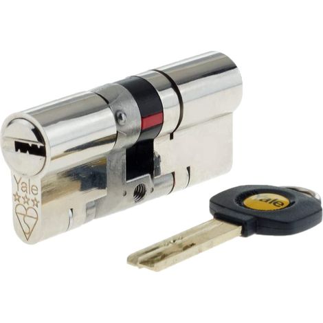 Serrure à Barillet en Nickel 35 TS2007 Cylindre Euro 3 étoiles Anti-Casse Haute sécurité Porte UPVC Serrure TS2007:35/35 (1/5)