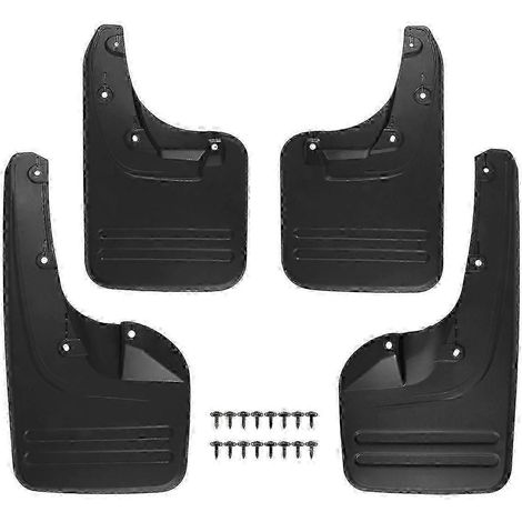 Protections d'ailes pour Toyota Hilux Vigo 2005-2014 avec 4 bavettes avant et arrière, fixation directe par boulonnage (1/5)