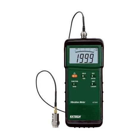Extech 407860 vibrómetro negro precisión 5%