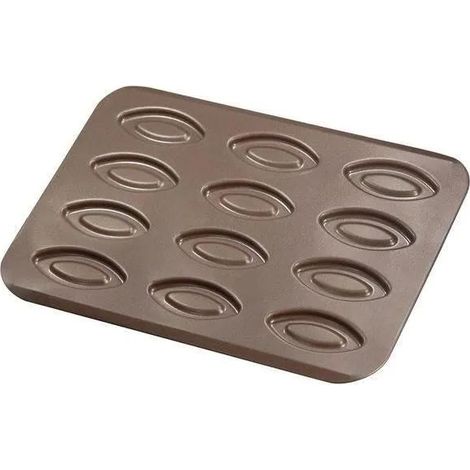 Gobel Teglia per 12 Contenitori in Acciaio Antiaderente 32x23,5 cm