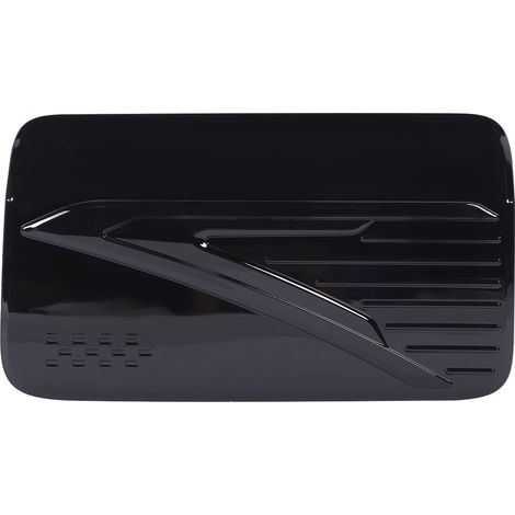 Ortviai Cache-Couvercle de Réservoir Carburant pour Mitsubishi Triton/L200 2023-2024 – Noir Brillant, Résistant à l’Usure