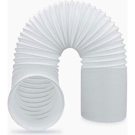 Tuyau d'évacuation pour climatiseur portable 200 x 15 cm, filetage antihoraire, compatible avec Haier et Delonghi (1/5)