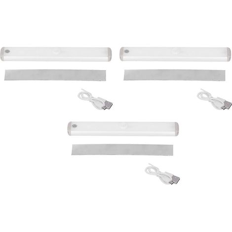 Lampe de placard LED sans fil à induction infrarouge, commande tactile, chargement USB, aimant de maintien, intensité variable. (1/4)