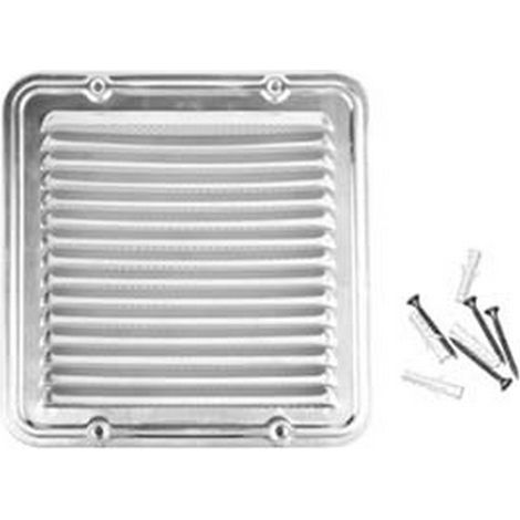 5PZ GRIGLIA AERAZIONE QUADRATA IN ALLUMINIO - cm.14x14
