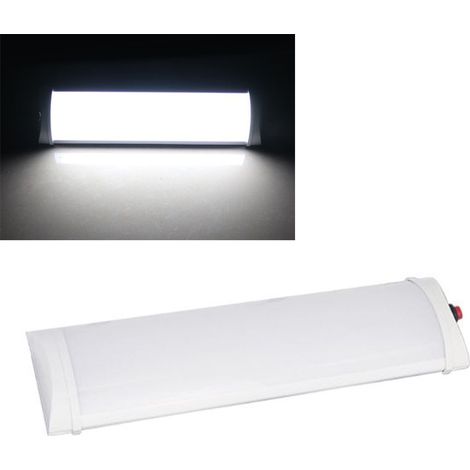 Plafonnier Barre LED Habitacle avec interrupteur - 12 à 80Vdc - 6500K - 10 000Hrs - 10W - Garantie 2ans