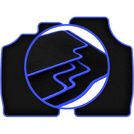 Tapis Carlux-bleu pour : Daihatsu Cuore V berline (1997-2003) (1/5)