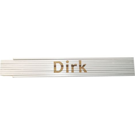 Zollstock Dirk 2 m weiß Zollstock