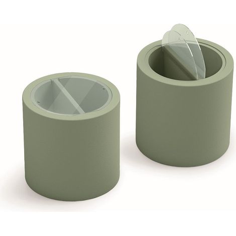 Veca S.p.a. Tavolo Blok Party Cilindrico D 55 Cm Giada (1/4)