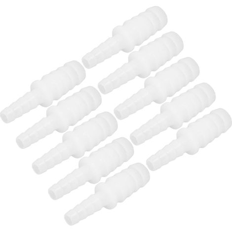10 Pièces Raccords PE pour Tuyaux, Jonctions Droites et Réducteurs à Crans, Kit d'Assemblage (1/5)