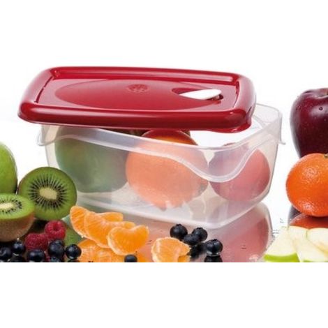 Contenitore alimenti freska frigo microonde 4 pezzi 0,5-1,0-2,0-5,0 litri - bama (1/2)