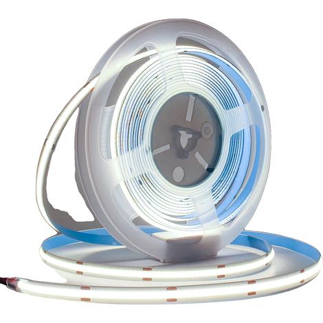 Ruban LED, Longueur 5m, Température de Couleur 4000K, Lumière Naturelle, 6-10W, 5m, Oui (1/2)