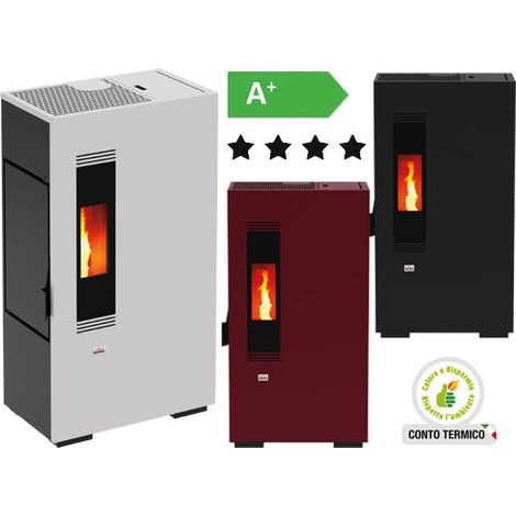 STUFE PELLET QUEEN SLIM 5 BIANCA