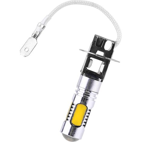 2 x Ampoule LED H3 7.5W pour Feux de Brouillard et Conduite, 12V avec 5 SMD 5730 (1/5)