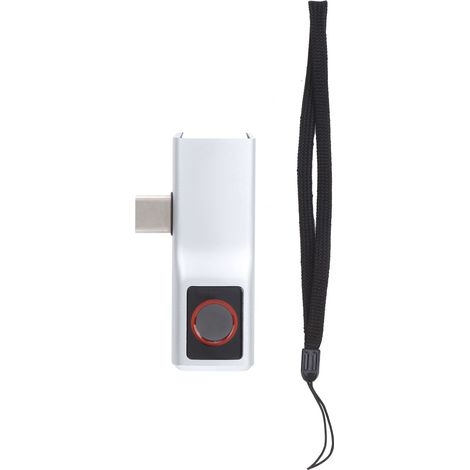 Caméra thermique infrarouge portable USB-C pour smartphone, détecteur de température de chauffage au sol, instrument de mesure argenté (1/5)