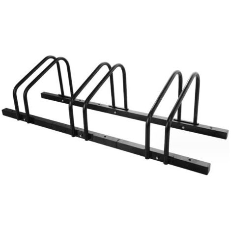royaluxe -Ratelier velo Présentoir à vélos Supports multiples roues VTT pour 3 vélos (1/4)