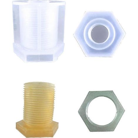 Epoxidharzform für Vase, Wohndekoration, Formschraube, Harzform für Blumenvase (1/4)