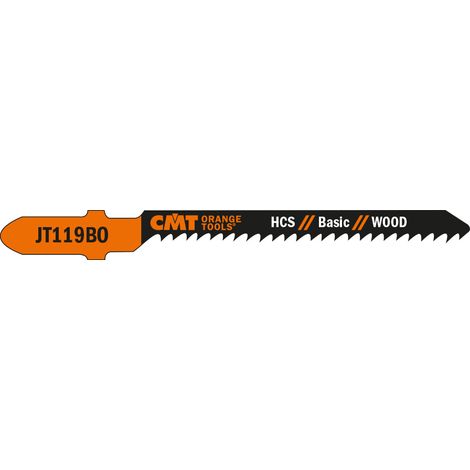 JT119BO-5 5 HOJAS DE SIERRA DE CALAR DE HCS PARA MADERA CURVADA Y FINA 76X2X12TPI