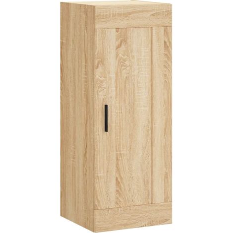 Elegante armario de almacenamiento mural 34,5 x 34 x 90 cm fabricado en madera de roble Sonoma 020048958 (1/5)
