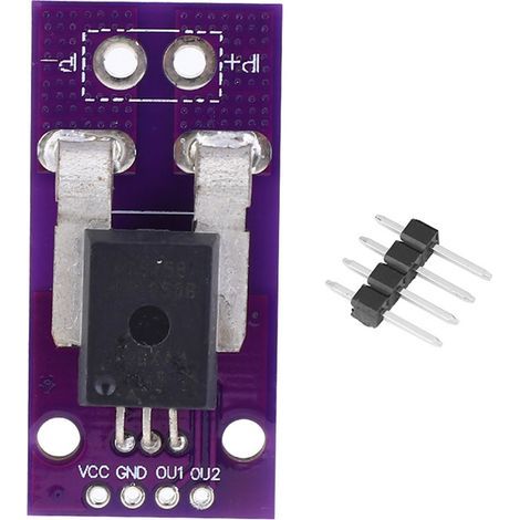 Capteur de courant linéaire ACS758LCB-050B 50A, module de mesure de courant Hall pour Arduino, 3.3V-5V (1/5)