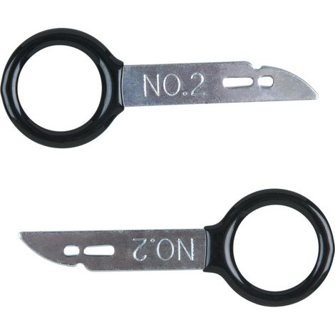 Utensile di sblocco radio/navigatore, 2 pz e al per Becker (1/3)