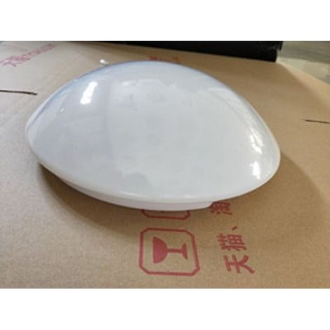 Abat-jour Plafond - Abat-jour Luminaire Plafonnier en Plastique Blanc - Pour Salle à Manger Chambre Bureau Cuisine Couloir - 27 x 27 x 4,5 cm - 1 Pièce (1/5)