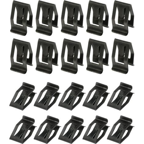 CCYKXA 40 x Auto Befestigungsclips Auto Clips Auto Befestigungsclips Metall Halteklammer Passend für Konsole Instrumente Türinnenverkleidungen (1/5)