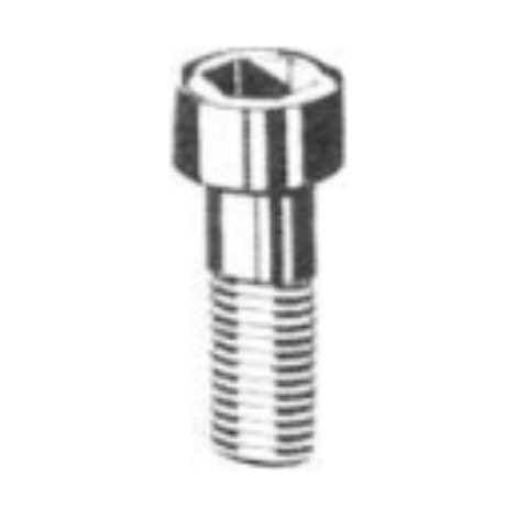 ORECA - 4 PEZZI - VITI PER METALLO CON TESTA CILINDRICA AD ESAGONO INCASSATO 8x20MM - IN ACCIAIO BRUNITO