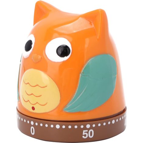 Minuteur mécanique à remontage manuel Cryfokt 60 minutes, mignon (1/4)
