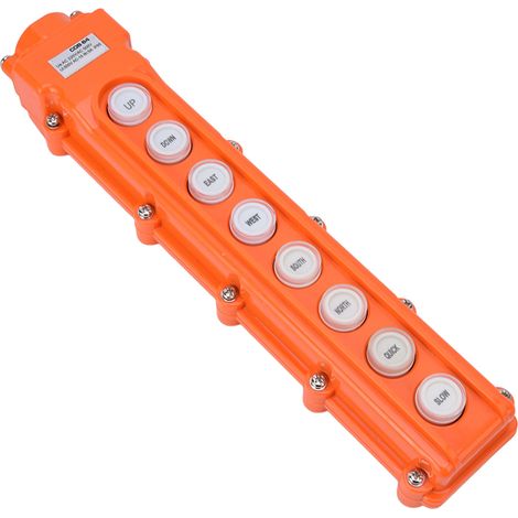 COB-64 Fernsteuerung für Brückenkrane, 8-Wege-Drucktasten-Steuerstation, 220V/500V-Schalter (1/5)